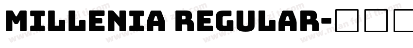 Millenia Regular字体转换